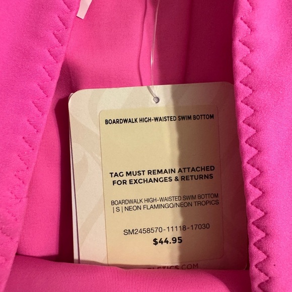 Fabletics Boardwalk High-Waisted Swim Bottom Sz small - Picture 6 of 6